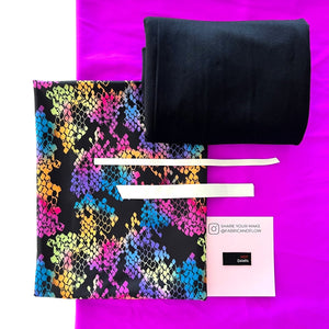 Swim Kit | Rainbow Snake + Electric Purple - Fabric + Flow Textile Co.