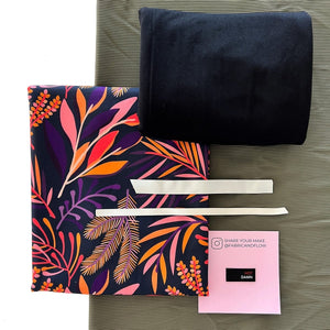 Swim Kit | Royal Botanical + Avocado Rib - Fabric + Flow Textile Co.