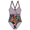 Swim Kit | Royal Botanical + Berry Stripe - Fabric + Flow Textile Co.