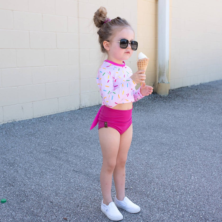 Swim Kit | Sprinkle + Hot Pink - Fabric + Flow Textile Co.