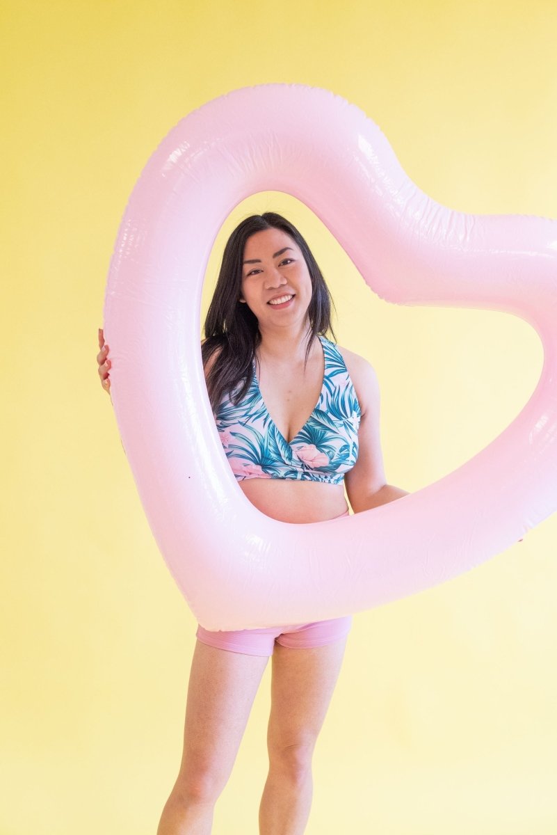 Swim Print | Hibiscus Palm - Fabric + Flow Textile Co.