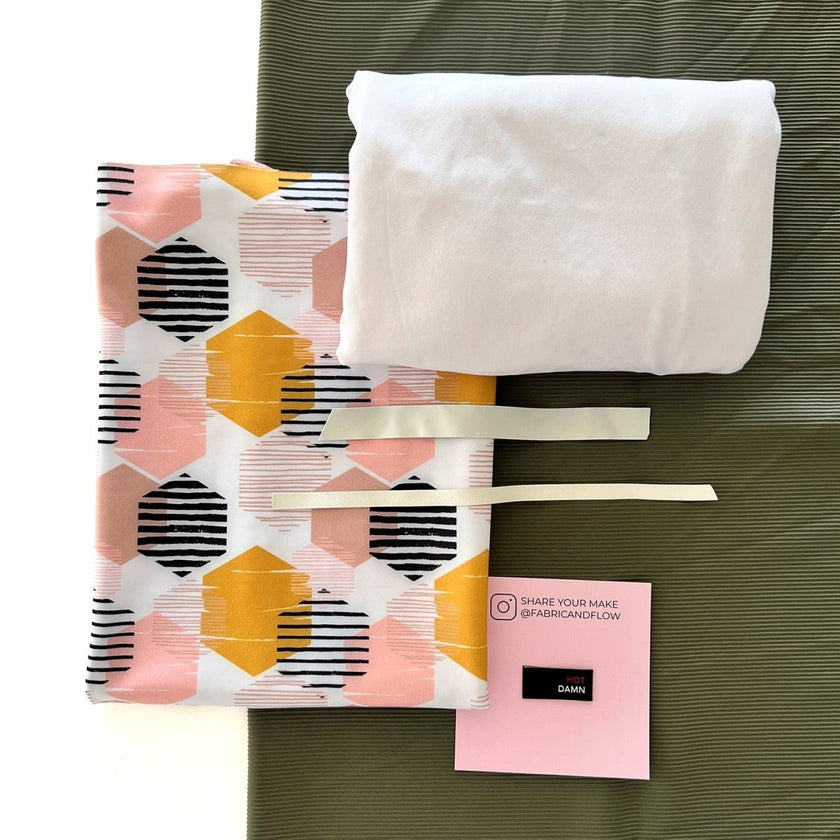 Swim Print | Honeycomb - Fabric + Flow Textile Co.