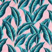 Swim Print | Pink Palms - Fabric + Flow Textile Co.