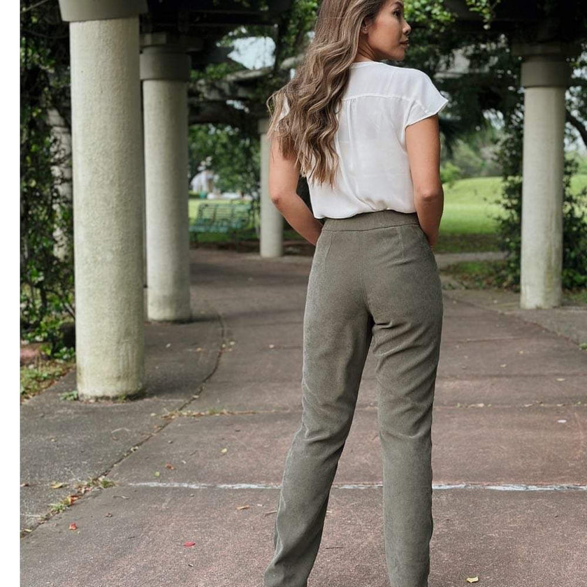 Woven Twill Brushed | Olive - Fabric + Flow Textile Co.