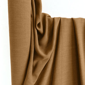 Woven | Viscose + Linen - Brown - Fabric + Flow Textile Co.