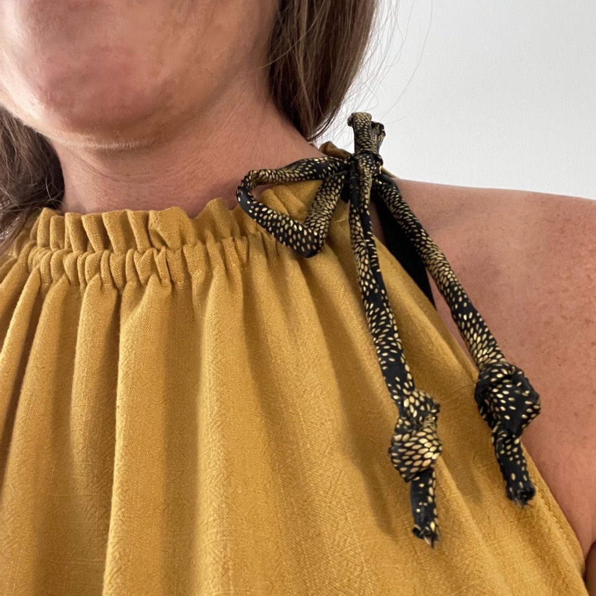 Woven | Viscose + Linen - Mustard - Fabric + Flow Textile Co.