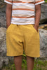 Woven | Viscose + Linen - Mustard - Fabric + Flow Textile Co.