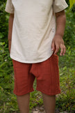Woven | Viscose + Linen - Rust - Fabric + Flow Textile Co.