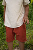 Woven | Viscose + Linen - Rust - Fabric + Flow Textile Co.