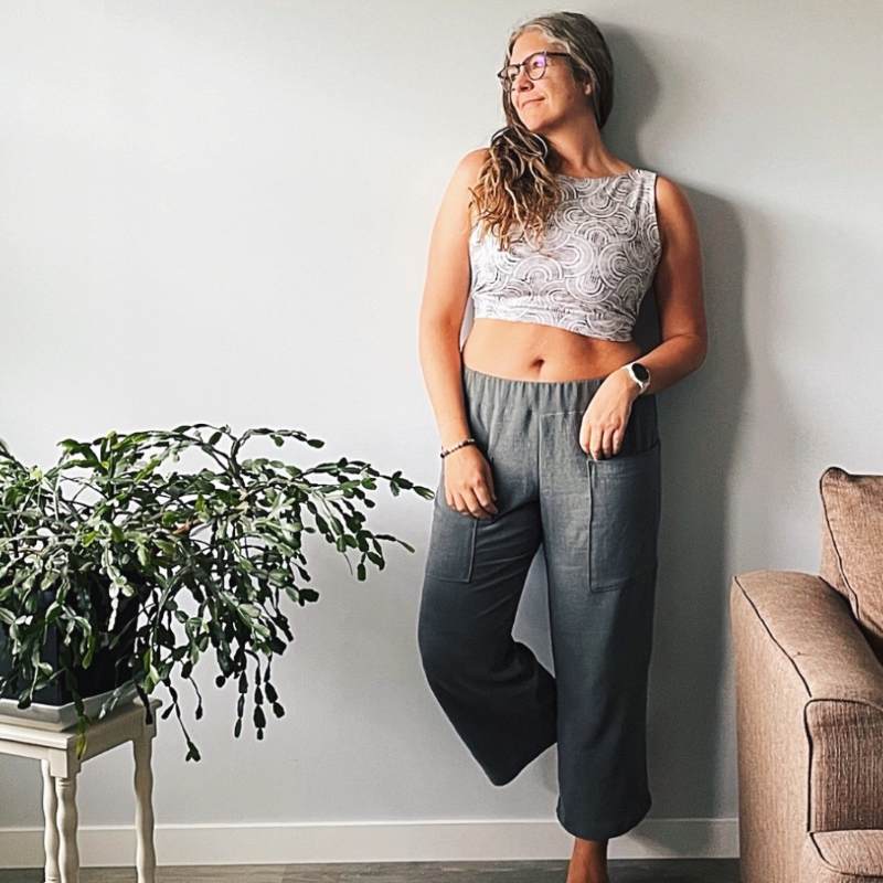 Woven | Viscose + Linen - Sage - Fabric + Flow Textile Co.