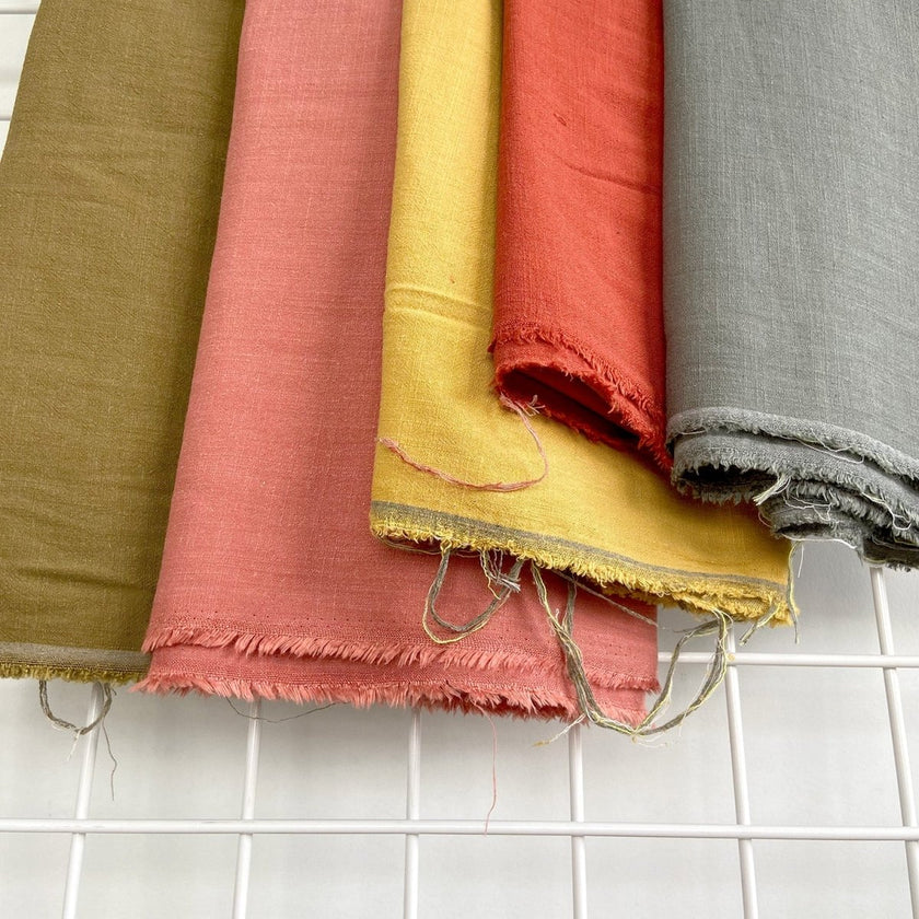 Woven | Viscose + Linen - Seaweed - Fabric + Flow Textile Co.