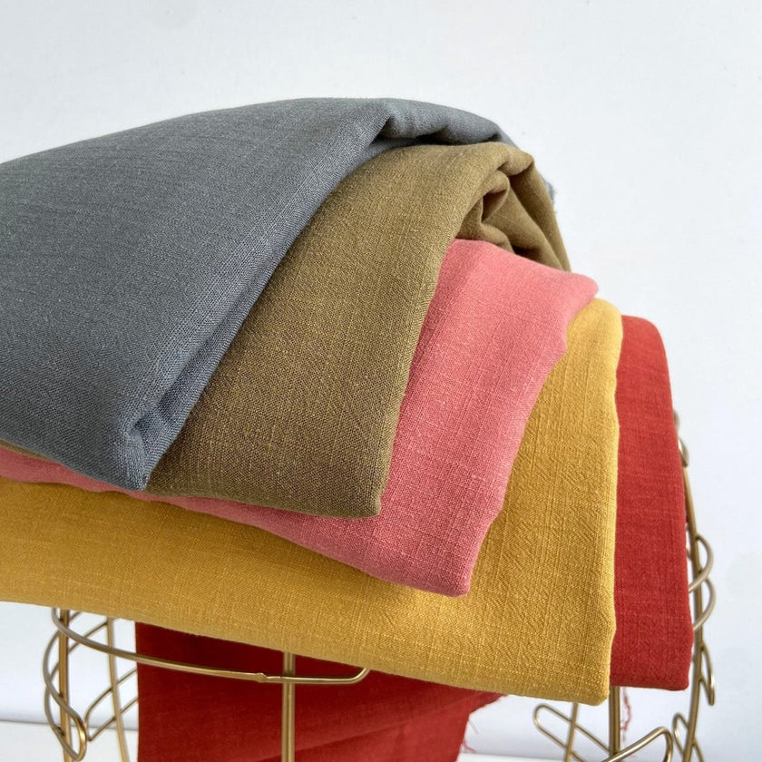 Woven | Viscose + Linen - Seaweed - Fabric + Flow Textile Co.